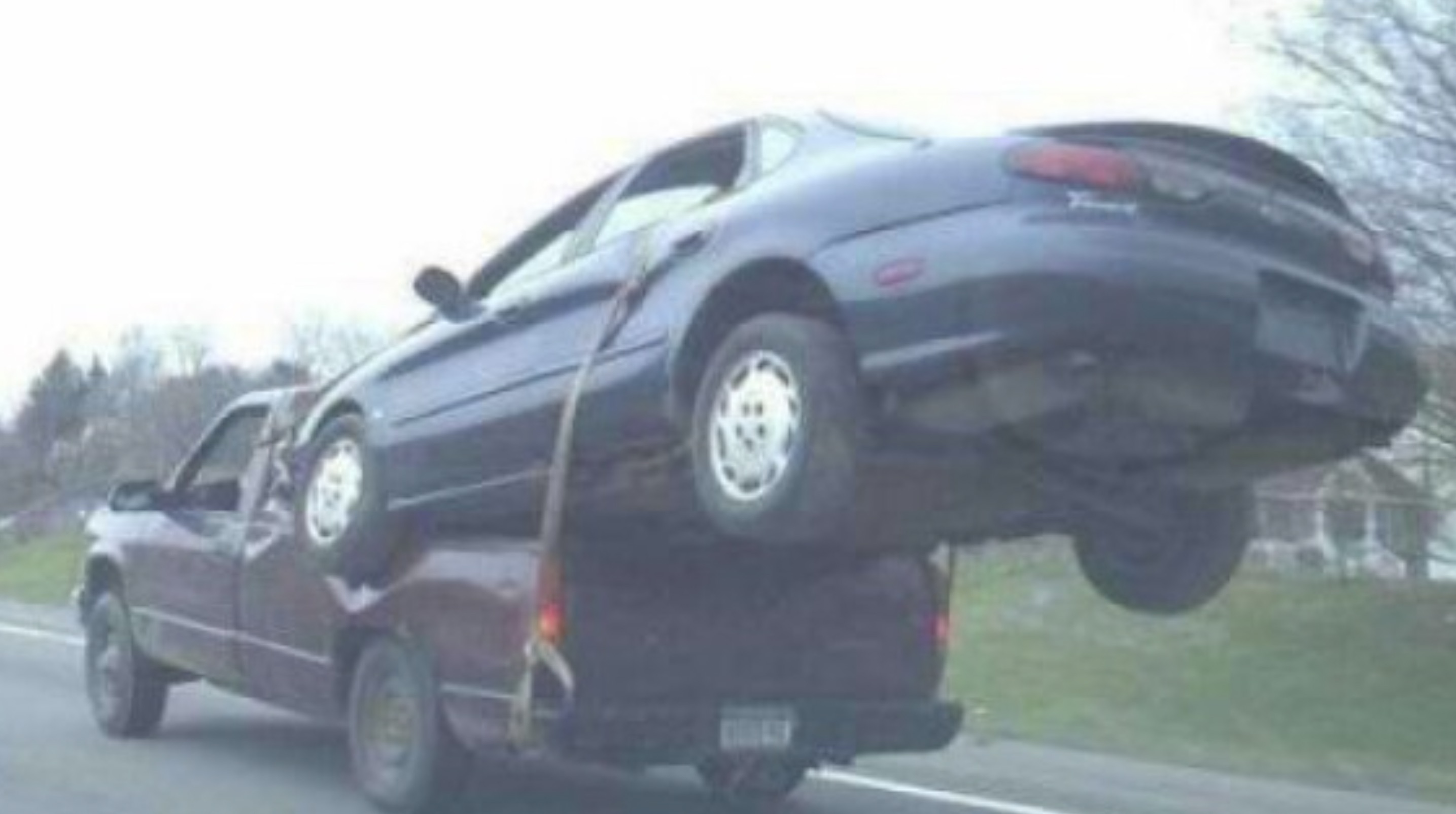 car towing funny